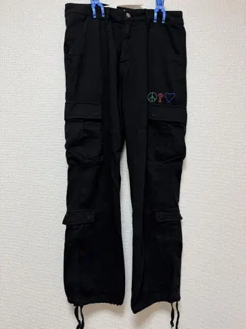 GUESS ORIGINALS 블랙 팬츠