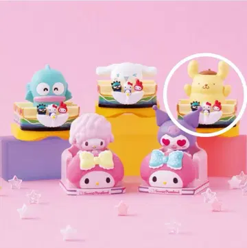 산리오 퓨로랜드 한정판 트랙션 마스코트 폼폼푸딩