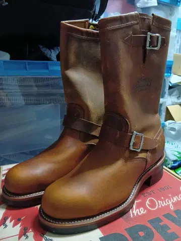 Chippewa 엔지니어 부츠 사이즈 8.5E