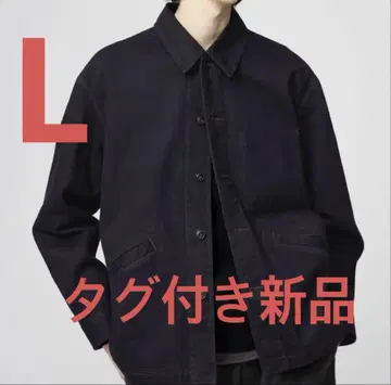 미사용 새상품 UNIQLO U 오버 사이즈 컬러 데님 자켓 L 사이즈