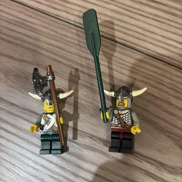 LEGO 바이킹 바이킹족 미니 피규어 2체