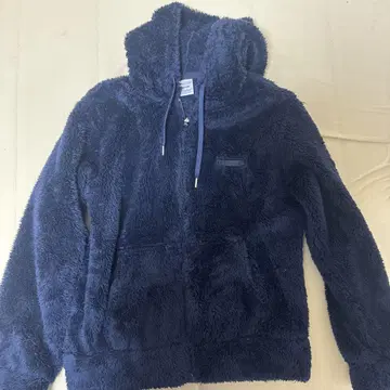 챔피온 플리스 보아 자켓 네이비 M 사이즈 챔피온