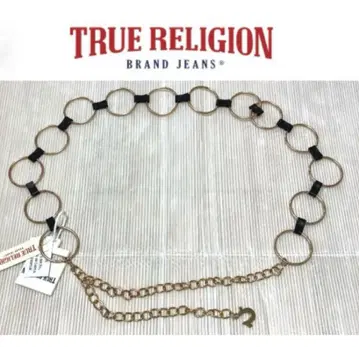 무료배송 새상품 TRUE RELIGION 여성용 체인 벨트 1X