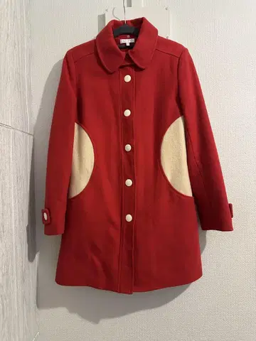 빈티지 울 코트 유럽 레트로 자켓