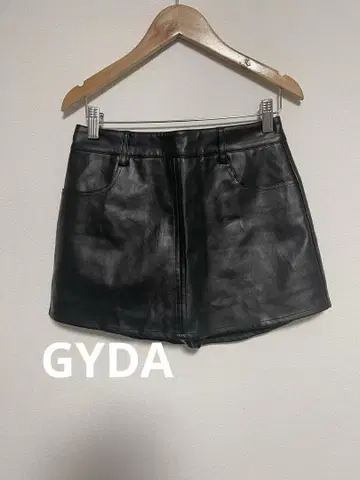 GYDA 인조 가죽 미니 스커트 치마바지