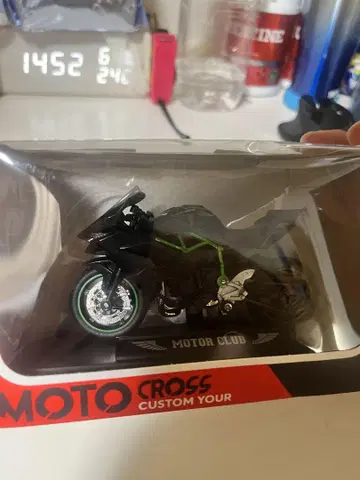 ninja H2r MOTO CROSS 바이크 모델 1:18 스케일