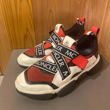 MONCLER 메쉬 스니커즈 레드/화이트/블랙