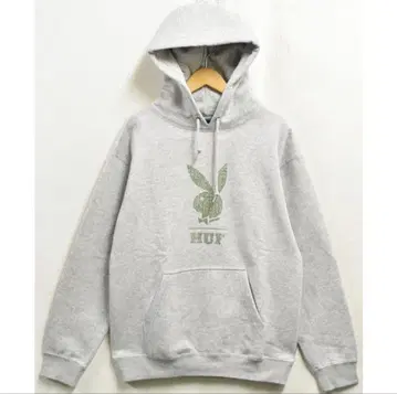 HUF x PLAYBOY 큐빅 풀오버 후디 라이트 그레이