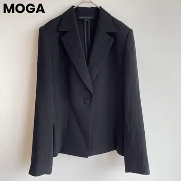 모가 테일러드 자켓 블랙 포멀 오피스 캐주얼 얇은 소재 예복