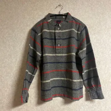 [ 새상품급 ] FULL COUNT 스트라이프 긴팔 셔츠 사이즈 1