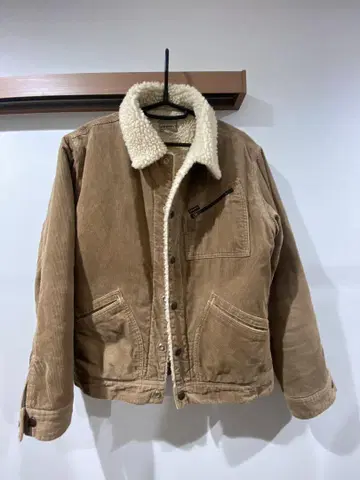 [ 새상품급 ] 페로우즈 런치 코트 코듀로이 블루종 M 사이즈 보아