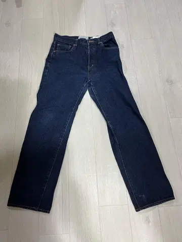 YAECA 다크 블루 스트레이트 데님