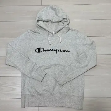 Champion 그레이 후드티 L 사이즈