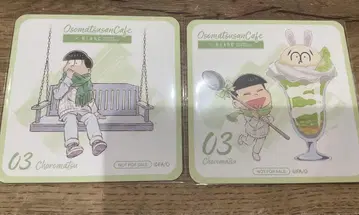 오소마츠 6쌍둥이 blanc 콜라보 카페본점 특전 코스터 쵸로마츠