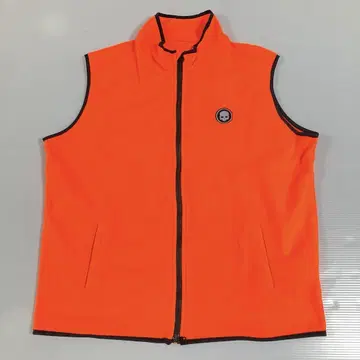 하이드로겐 플리스 베스트 오렌지 XXL