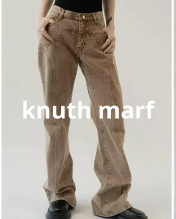 knuth marf 벨 보텀 데님 팬츠