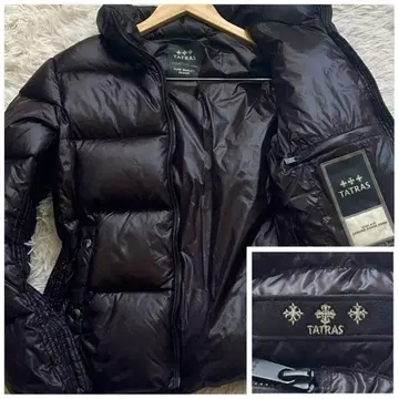 TATRAS 다운 자켓 BELBO 플레이트 다크 브라운 01