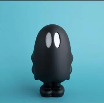 이름 없는 유령짱 소프트 비닐 블랙