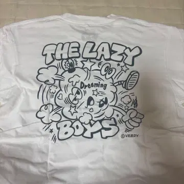 VERDY THE LAZY BOYS 티셔츠 화이트