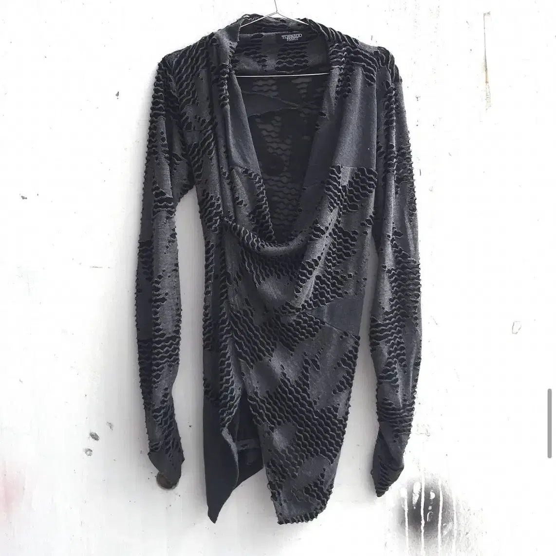 archive】TORNADO MART drape cardigan LGB 【公式通販】