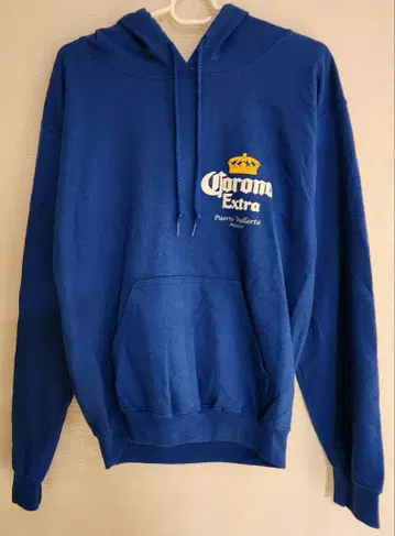 Corona Extra 멕시칸 후드티 파랑 S 사이즈