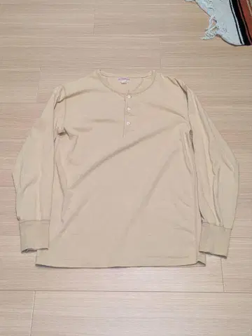 부처 프로덕트 ButcherProducts 헨리넥 L/S 노랑