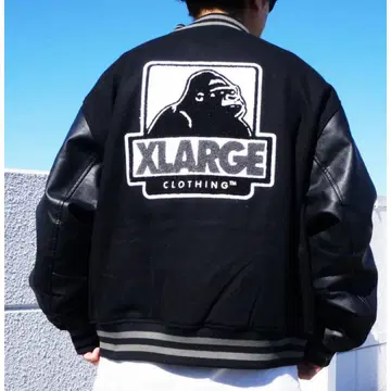 XLARGE 바시티 자켓 블랙 XL