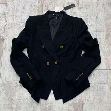 새상품 Miss Me 미스미 골드 버튼 턱시도 자켓 L