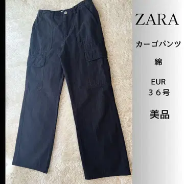 ZARA 카고 팬츠 블랙 EUR 36호