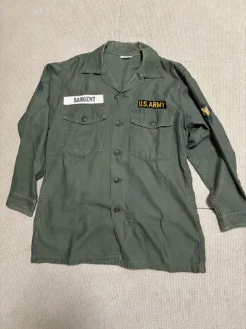 70s U.S. ARMY 밀리터리 셔츠 OG107