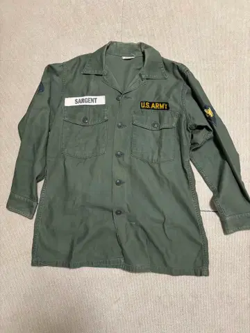 70s U.S. ARMY 밀리터리 셔츠 OG107