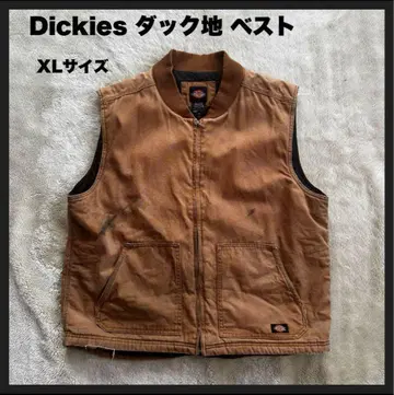 [ USED ] Dickies 브라운 덕 베스트 XL 사이즈