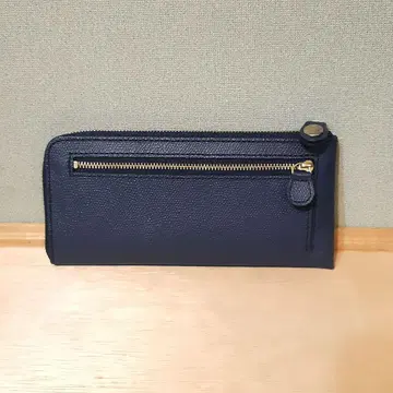 탑카피 L자 지퍼 지갑 네이비