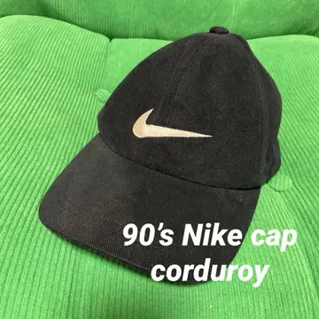 레어 Nike 코듀로이 캡 블랙