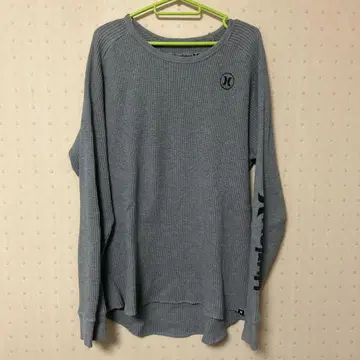 Hurley 그레이 7부 소매 티셔츠