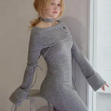 ANDMARY 안드마리 Maycableknitdress 니트 원피스