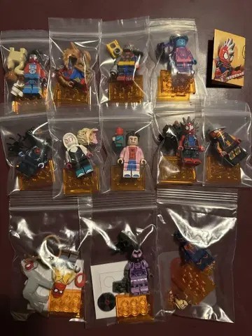 LEGO 미니 피규어 스파이더맨 71050 전 12종 풀 컴플리트 세트