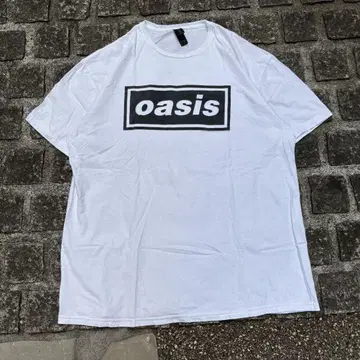 오아시스 밴드T Oasis 로고 티셔츠 XL 사이즈