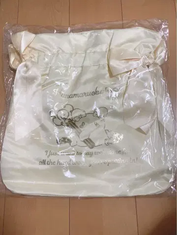 택 포함 새상품 메종 드 플뢰르 하나마루 유령 더블 리본 토트