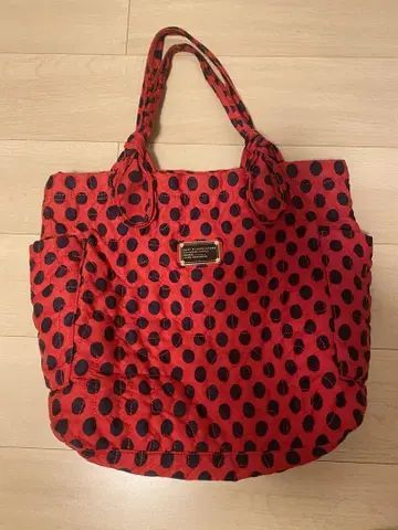 MARC BY MARC JACOBS 토트백 빨간색 도트 마더백