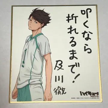 2016년 굿즈 오이카와 토오루 비주얼 색지 하이큐 세컨드 시즌