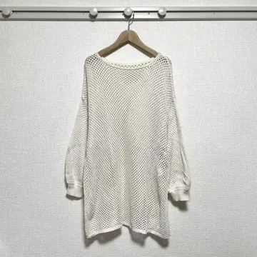 [ 새상품급 ] Lian(리안) 메쉬 빅 풀오버 비침 루즈핏 티셔츠