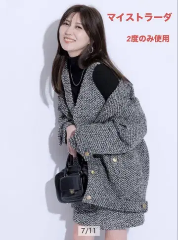 [ 2회만 사용 ] 마이 스트라다 자켓 코트