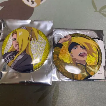 NARUTO 나루토 캔뱃지 데이다라 2개 세트