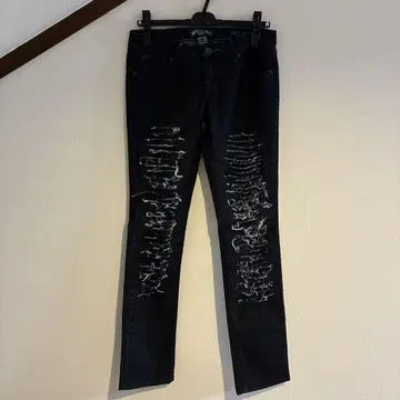 Volcom 볼컴 데미지 가공 스키니 데님 데미지 진