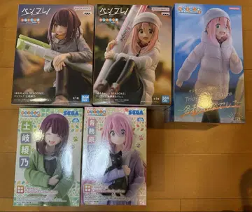 유루캠 피규어 5개 세트