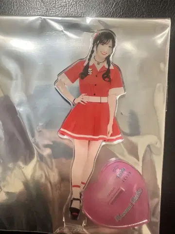 아이돌 아크릴 스탠드 빨간색