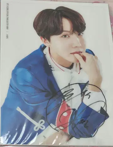 BTS 친필 사인 j - hope 제이홉