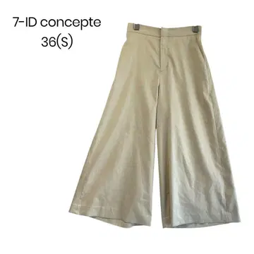 [ 7-ID concept ] 가우초 팬츠 36(s) 베이지 a0859