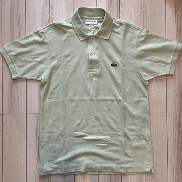 LACOSTE 피케 셔츠 옅은 그린 사이즈 3